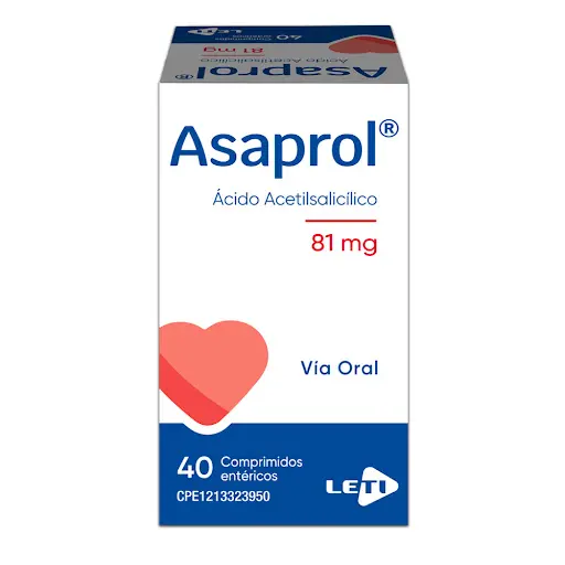 ASAPROL COMP 81MG X40 LETI