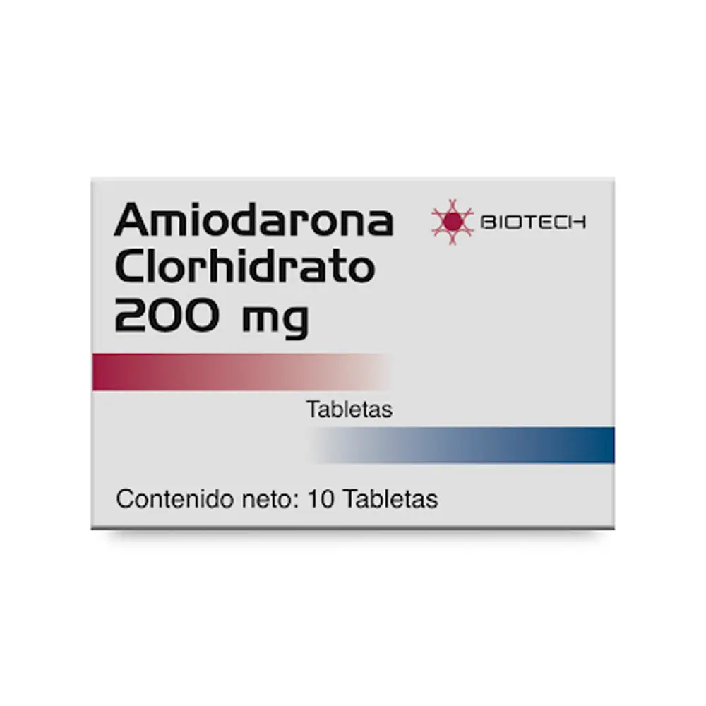 AMIODARONA TAB 200MG X10 BIOTECH