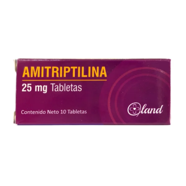 AMITRIPTILINA 25MG X10 TAB LAND