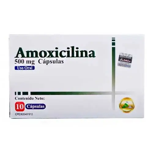 AMOXICILINA 500MG X 10 CAP DAC55