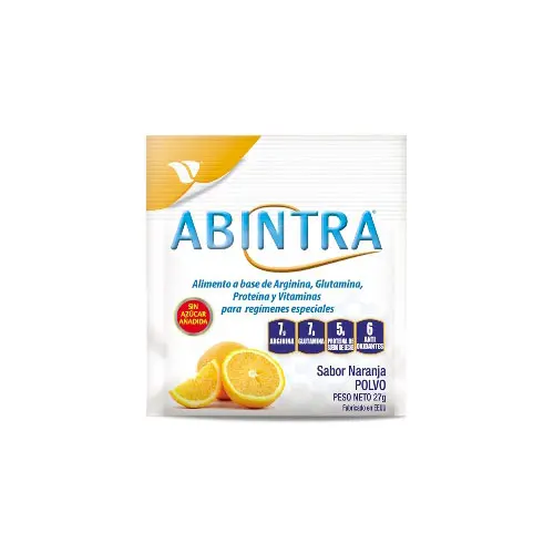 ABINTRA PVO P/ SOL ORAL S/ NARANJA X 27GR (ARGININA Y GLUTAMINA) ENTEREX