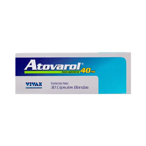 ATOVAROL 40 MG X 10 CAP (ATORVASTATINA) VIVAX