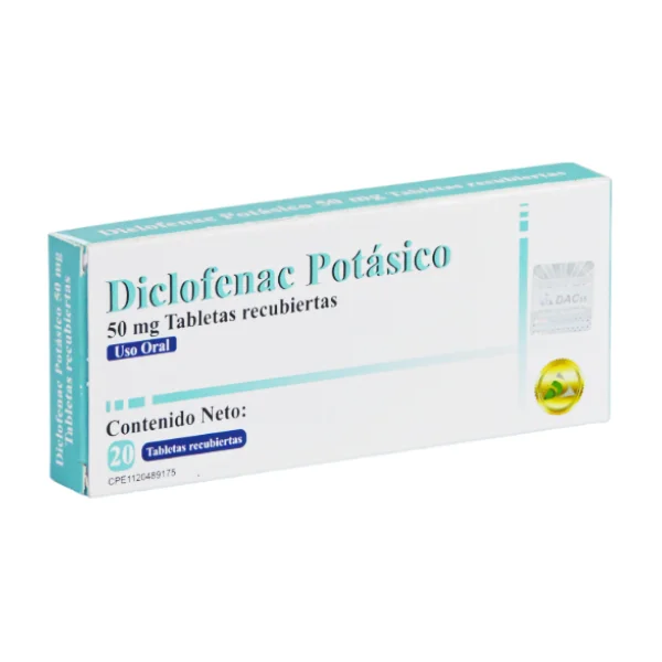 Diclofenac Potásico 50mg x 10 Tabletas – DAC55