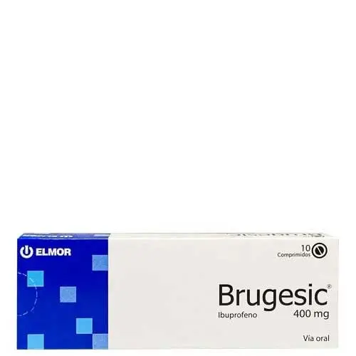 Brugesic 400mg 10 Comprimidos Recubiertos Elmor