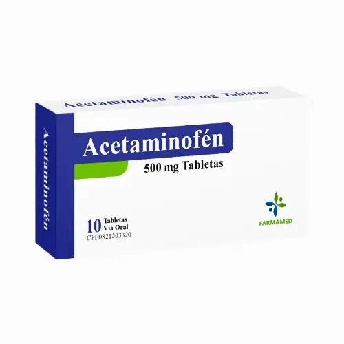 Acetaminofen 500Mg Farmamed x 10 TAB