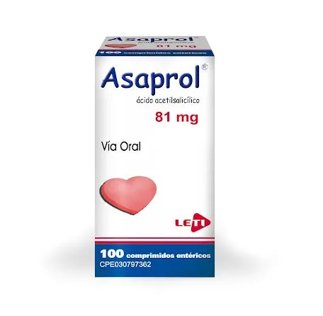 ASAPROL COMP 81MG X100 LETI