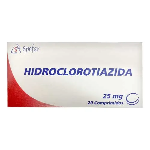 HIDROCLOROTIAZIDA 25MG X 10 TAB SPEFAR