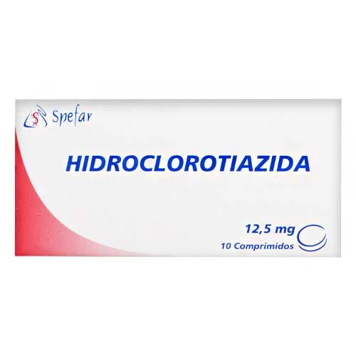 HIDROCLOROTIAZIDA 12.5MG X 10TAB SPEFAR