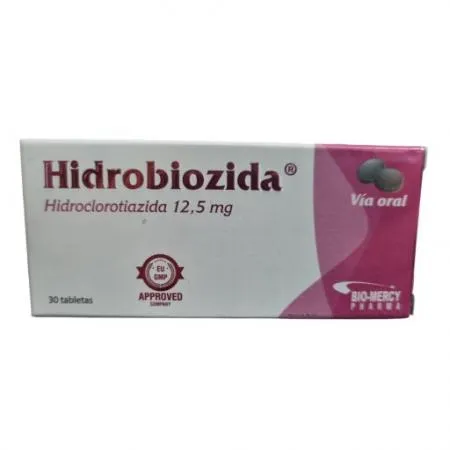 HIDROBIOZIDA HIDROCLOROTIAZIDA 12.5MG X 30TAB BIO-MERCY