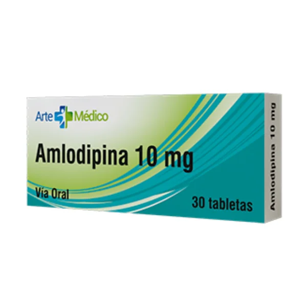 Amlodipina 10mg X 10 Tabletas Arte Médico