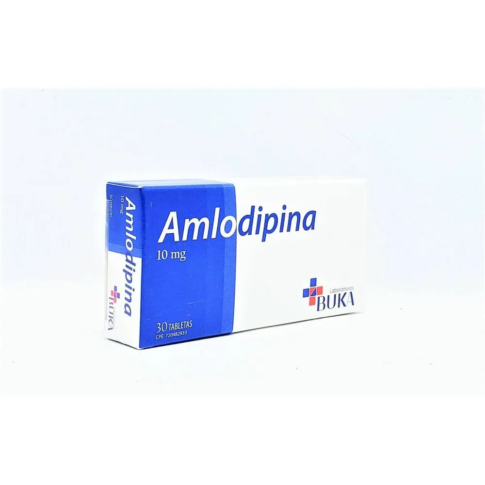 AMLODIPINA 10MG X 30TAB BUKA