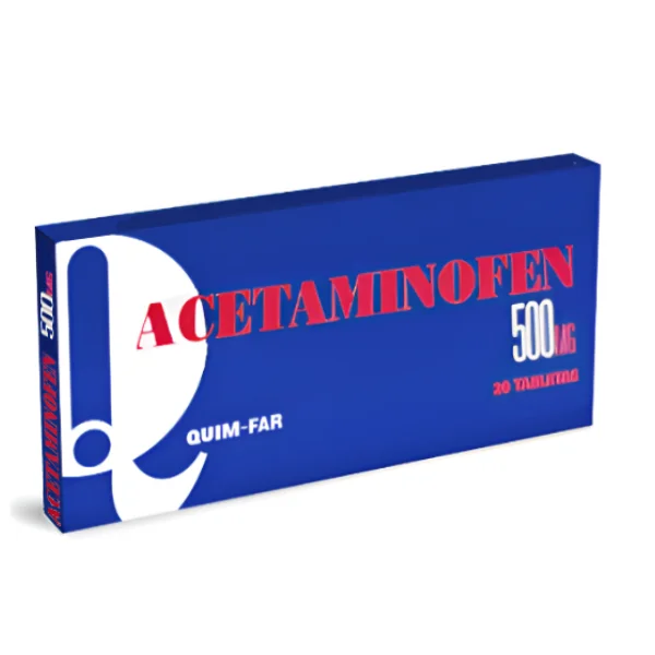 Acetaminofén 500mg x 10 Cápsulas  Quim-Far