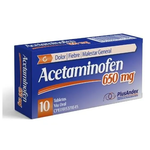 ACETAMINOFEN TAB 650MG X10 PLX