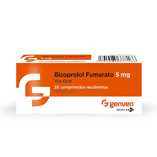 Bisoprolol 5Mg  Genven X 30 Tab