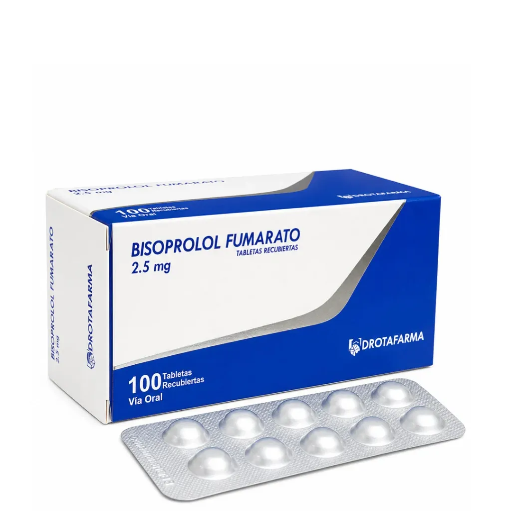 BISOPROLOL FUMARATO 2.5MG X 10 TAB DROTAFARMA