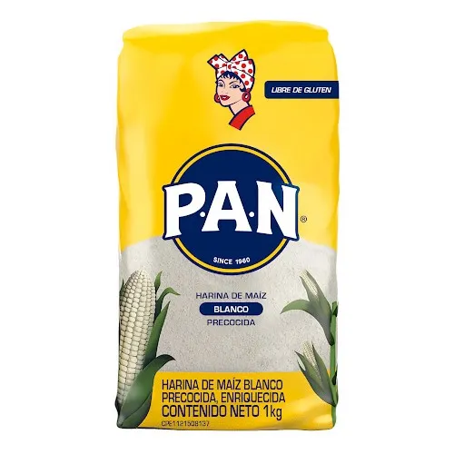 PAN HARINA MAIZ BLANCO 1KG