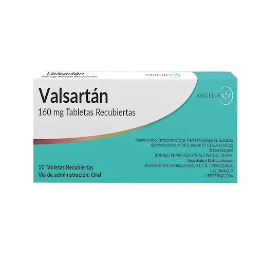 Valsartan 160mg  Angeluz 