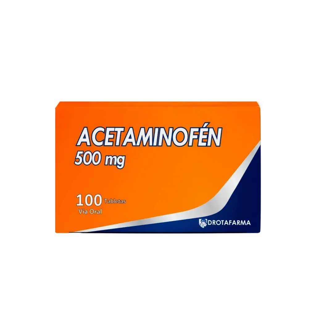 Acetaminofén 500 mg X 10 tab Drotafarma