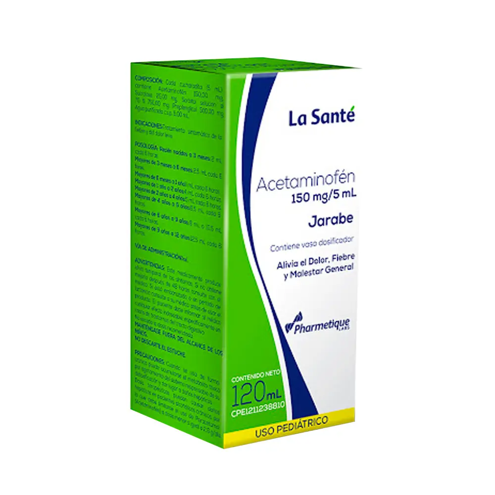 ACETAMINOFEN JBE PED 150MG/120ML la sante