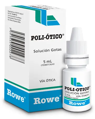 Poli-Otico Rowe Gotas Óticas x 5 ml