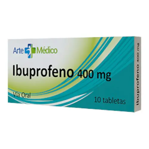 IBUPROFENO 400MG X 10 TAB ARTE MEDICO