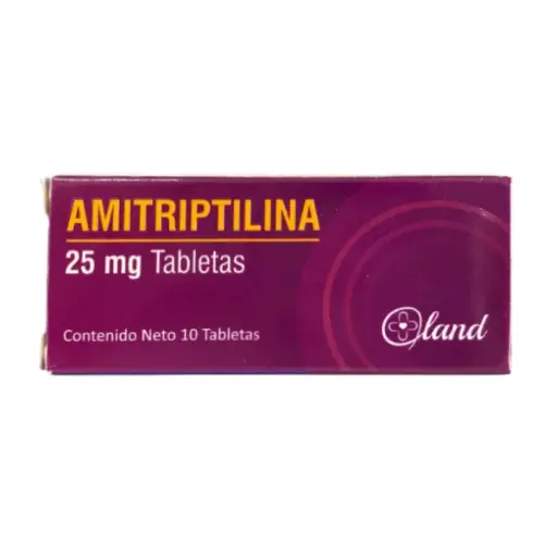 AMITRIPTILINA 25MG X10 TAB LAND
