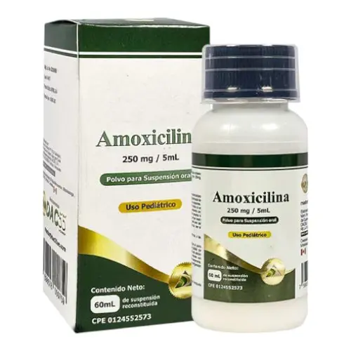 AMOXICILINA 250MG/5ML PVO P/ SUSP X 60ML DAC55