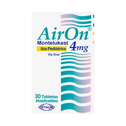 AIRON 4MG X 30 TAB MASTICABLE PEDIATRICO OFTALMI