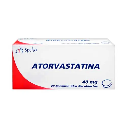 ATORVASTATINA 40MG X 20 COMPR SPEFAR