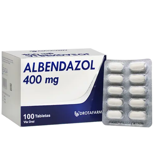 ALBENDAZOL 400 MG X 10 TAB DROTAFARMA