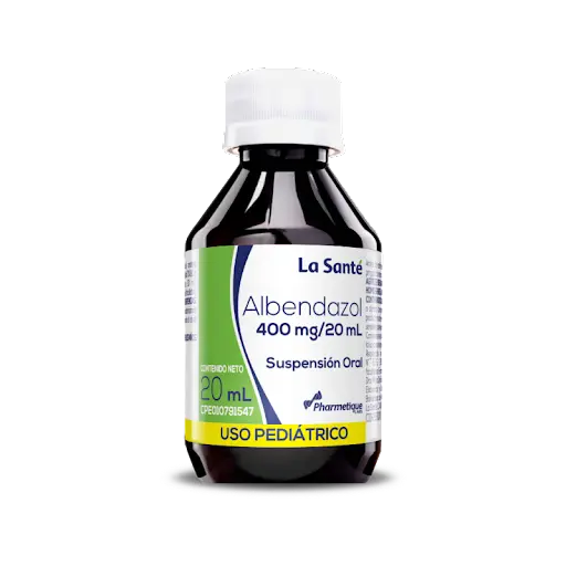 Albendazol 400mg/20ml La Sante Suspensión Oral Frasco x 20 ml